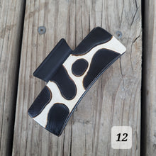 Load image into Gallery viewer, More Hand Tooled Leather Hair Clips