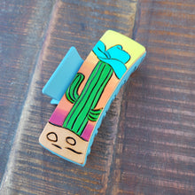 Load image into Gallery viewer, More Hand Tooled Leather Hair Clips